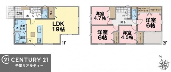 鎌ケ谷市中央２丁目　２号棟
