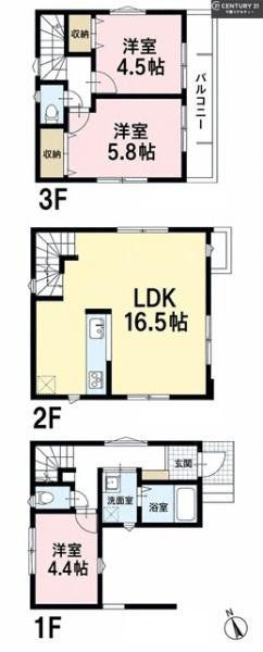 船橋市浜町1丁目　1号棟