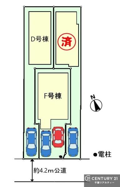 市川市原木３丁目　Ｆ号棟