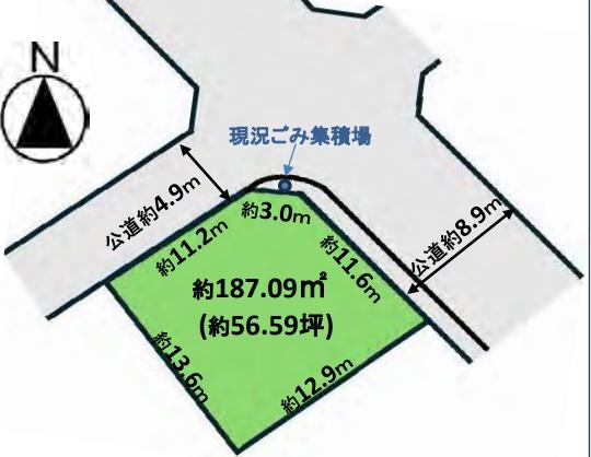 袖ケ浦市長浦駅前５丁目の土地