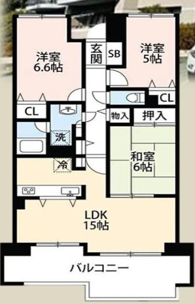 ウッドパークちはら台B棟