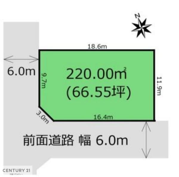木更津市清見台南３丁目の土地