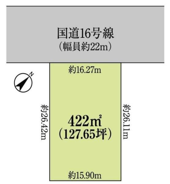袖ケ浦市福王台３丁目の土地