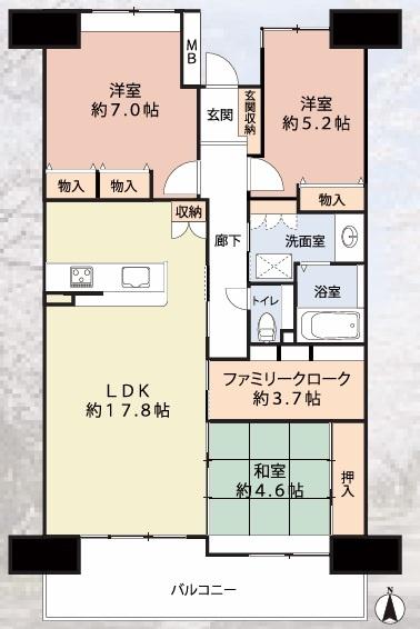 プラザ学園前5号棟