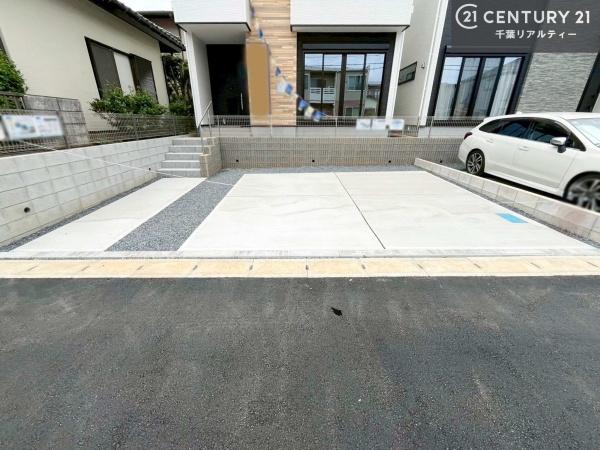 袖ケ浦市蔵波台5丁目 2号棟 新築戸建て(駐車場)