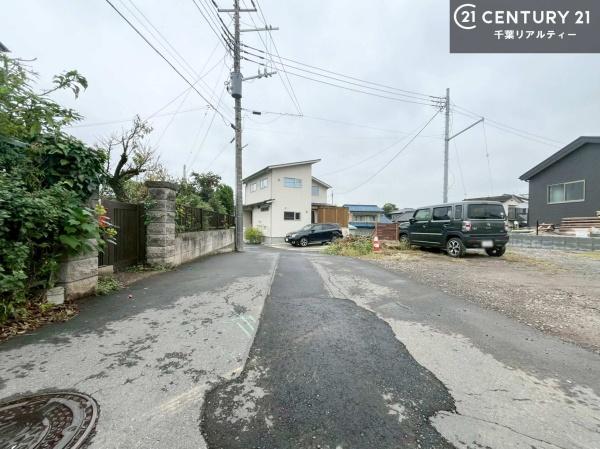 市原市姉崎の新築一戸建(前面道路含む現地写真)