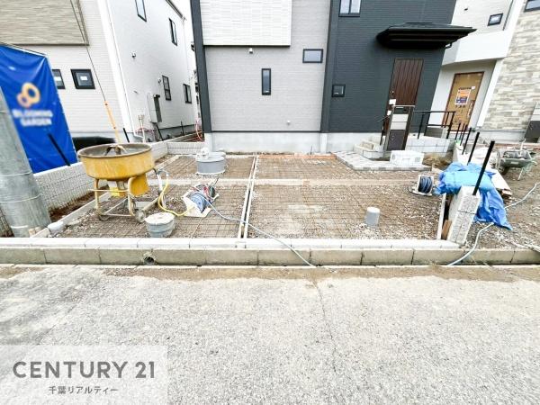 木更津市永井作2丁目の新築一戸建(駐車場)