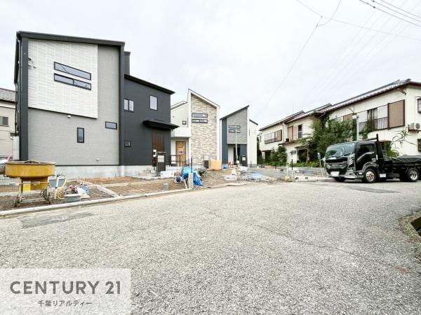 木更津市永井作2丁目の新築一戸建(前面道路含む現地写真)