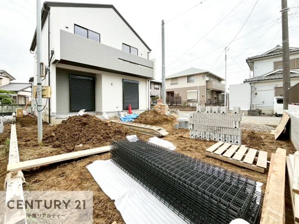 木更津市永井作2丁目の新築一戸建(庭)