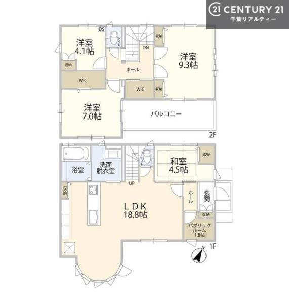 袖ケ浦市袖ケ浦駅前2丁目の中古一戸建て(間取り)
