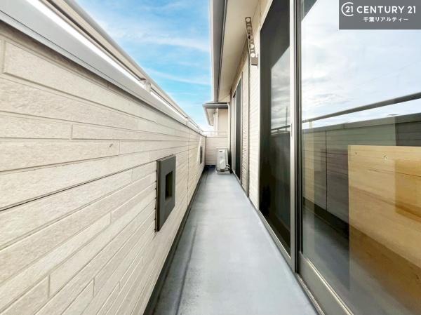 木更津市金田東6丁目の中古一戸建て(バルコニー)