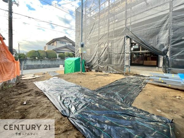 木更津市畑沢4丁目の新築一戸建(庭)