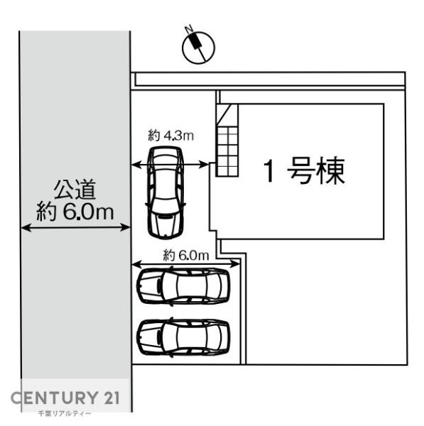 木更津市畑沢4丁目の新築一戸建(区画図)