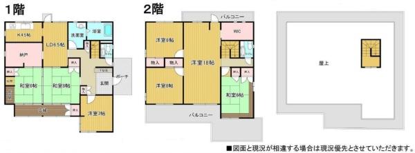木更津市真舟1丁目の中古一戸建て(間取り)