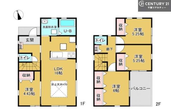 市原市青柳の新築一戸建(間取り)