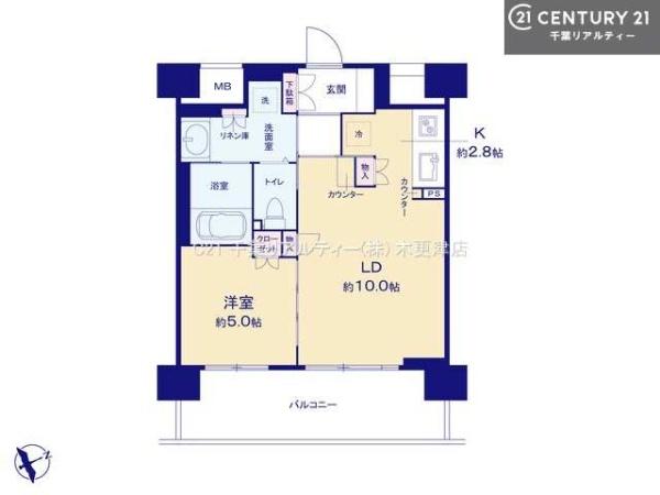 デュオセーヌ千葉ちはら台駅前(間取り)