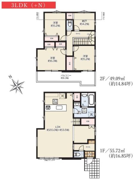 君津市南久保２丁目の新築一戸建