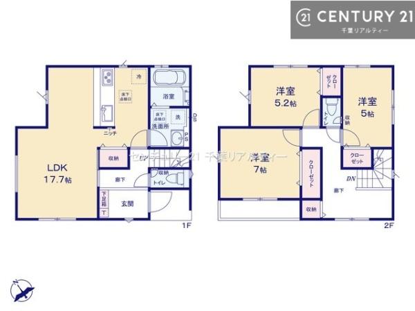 ＧＲＡＦＡＲＥ千葉市中央区白旗３丁目　２号棟