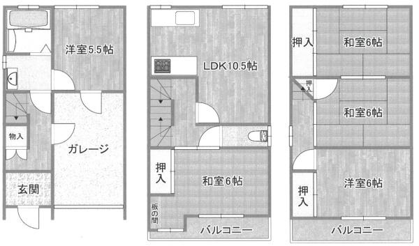 東大阪市新上小阪の中古一戸建て