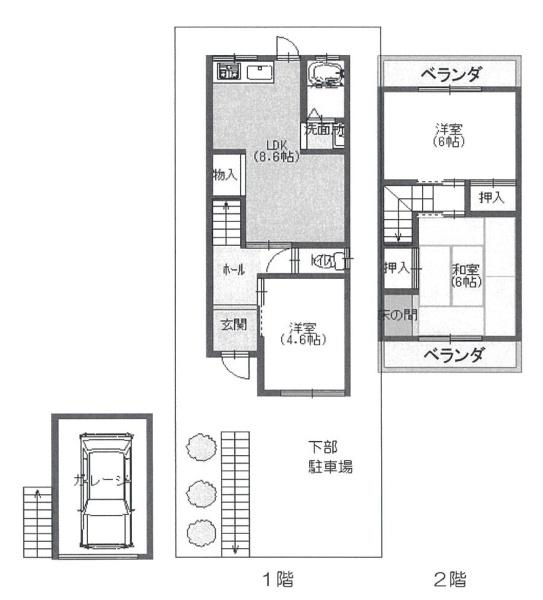 東大阪市日下町２丁目の中古一戸建て