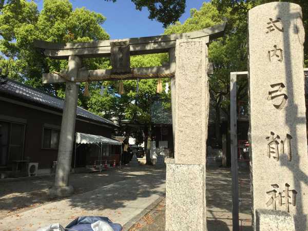 八尾市曙川東３丁目の中古一戸建て(弓削神社)