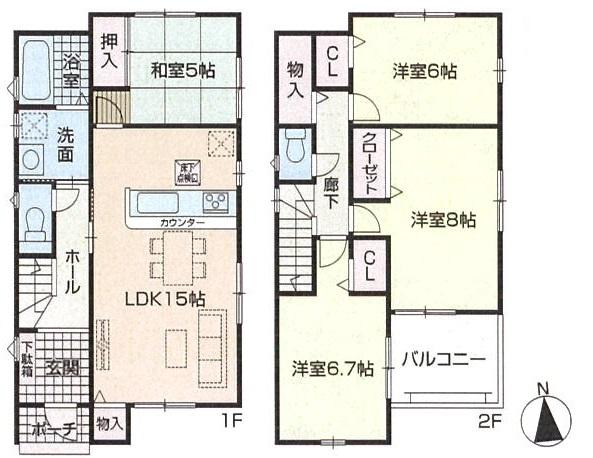 布市町１丁目新築戸建２号棟