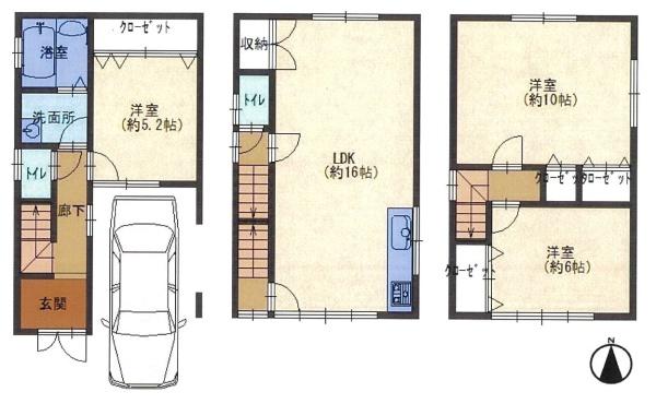 東大阪市吉田下島の中古一戸建て