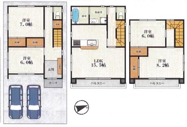 東大阪市新町の中古一戸建て