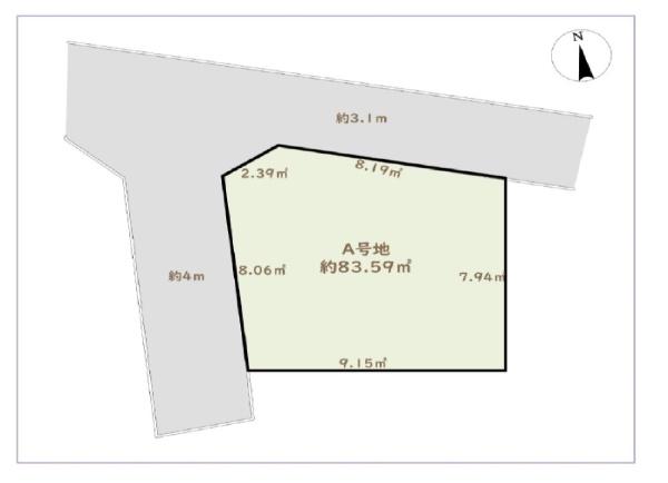 大蓮東１丁目建築条件無し土地