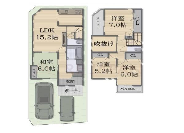 東大阪市新庄２丁目の中古一戸建て