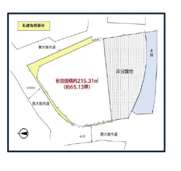 客坊町建築条件無し土地
