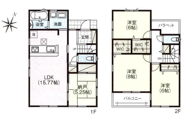 東大阪市角田3丁目　新築戸建　2号棟