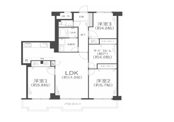 エクセラート八尾中古マンション