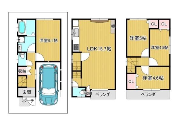 西上小阪中古戸建