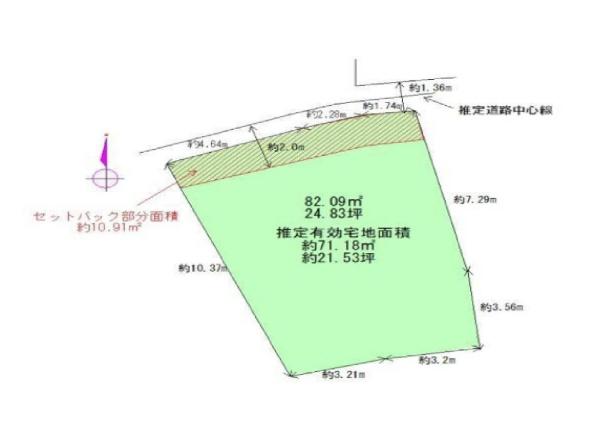 東豊浦町建築条件無し土地