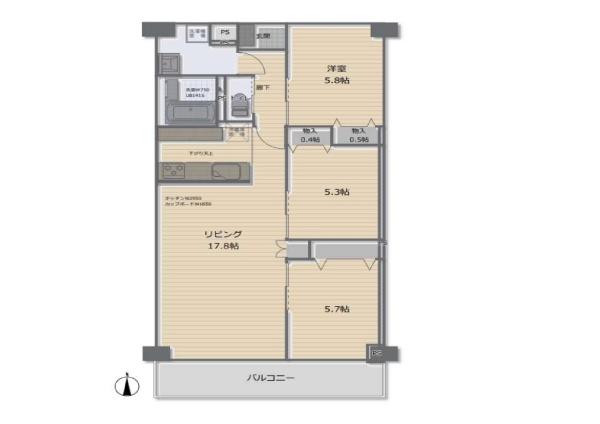 コスモハイツ小阪中古マンション