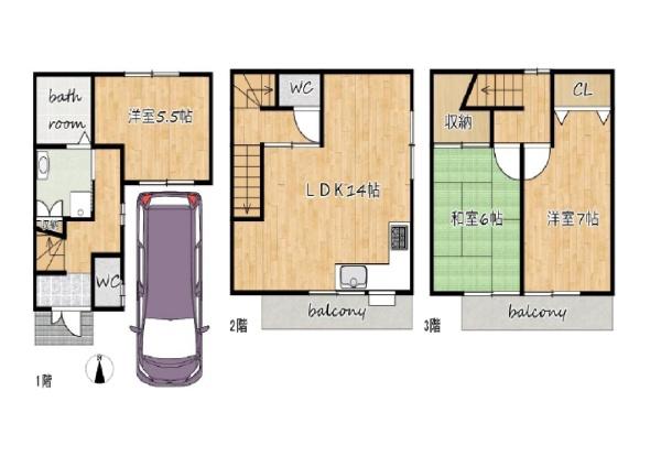 新上小阪中古戸建