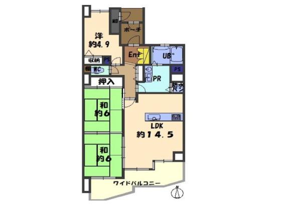 メロディハイム東大阪中古マンション