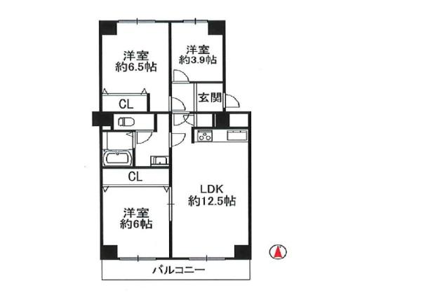コープ野村恩智Ｂ棟中古マンション