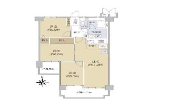 マンハイムクレール石切中古マンション