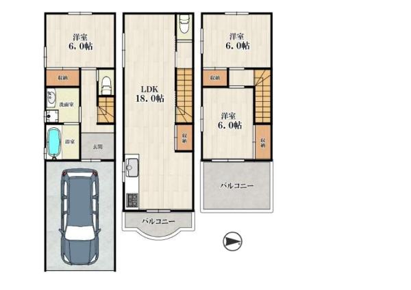 八尾市老原４丁目の中古一戸建