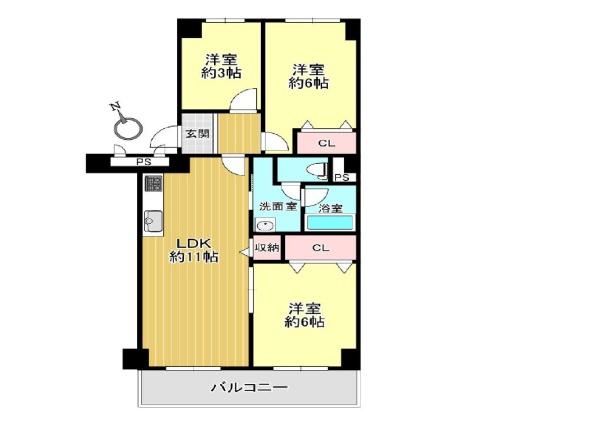 コープ野村恩智Ａ棟中古マンション
