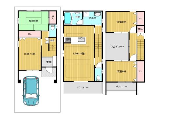 東大阪市西鴻池町１丁目の中古一戸建て