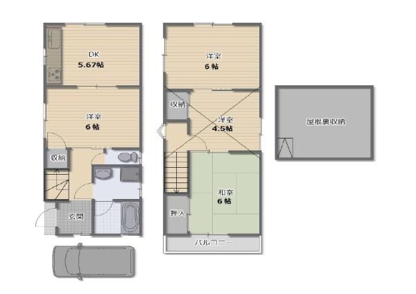 八尾市堤町１丁目の中古一戸建て