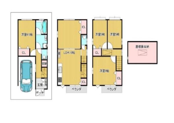 東大阪市末広町の中古一戸建て
