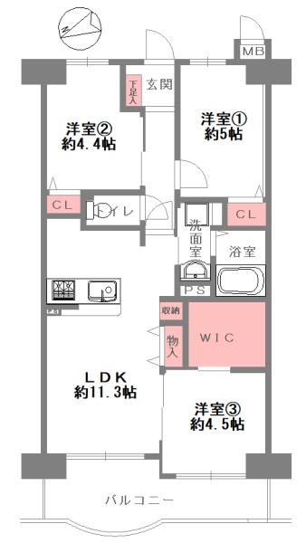パレス八尾山本中古マンション