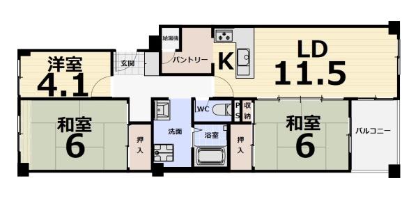 八尾南ハウスＡ棟中古マンション