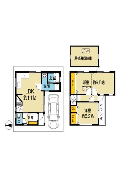 八尾市上尾町２丁目の中古一戸建て
