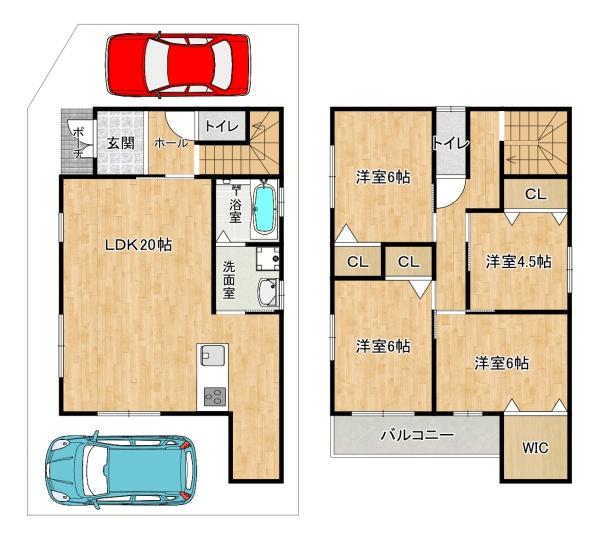 八尾市南本町３丁目の土地