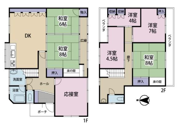 八尾市南木の本２丁目の中古一戸建て